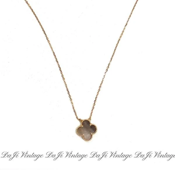 大吉中古/梵克雅宝灰贝母中号项链