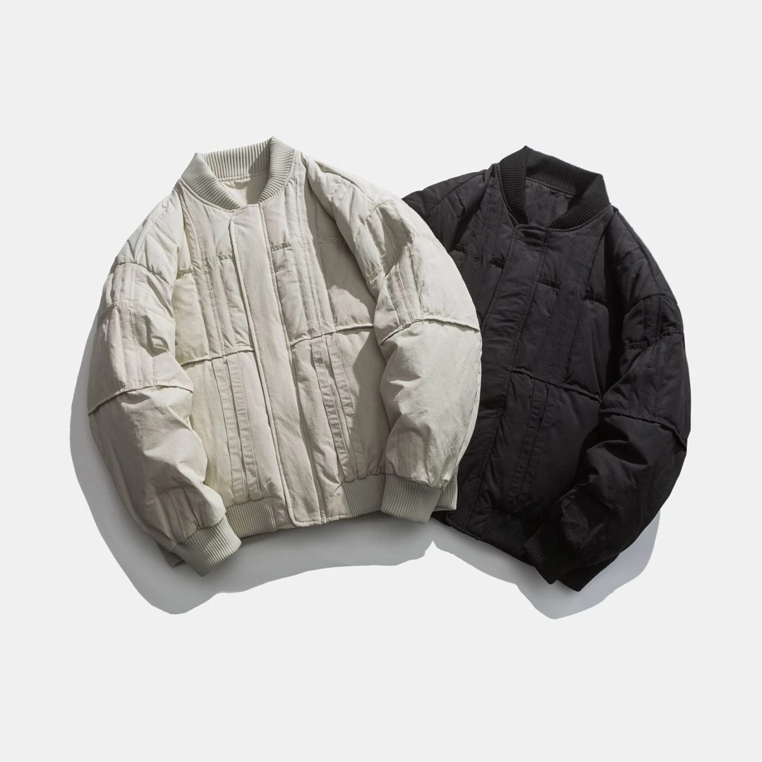 MaoQiaoYi个性复古羽绒服短款休闲情侣宽松加厚保暖【H】BF-21118