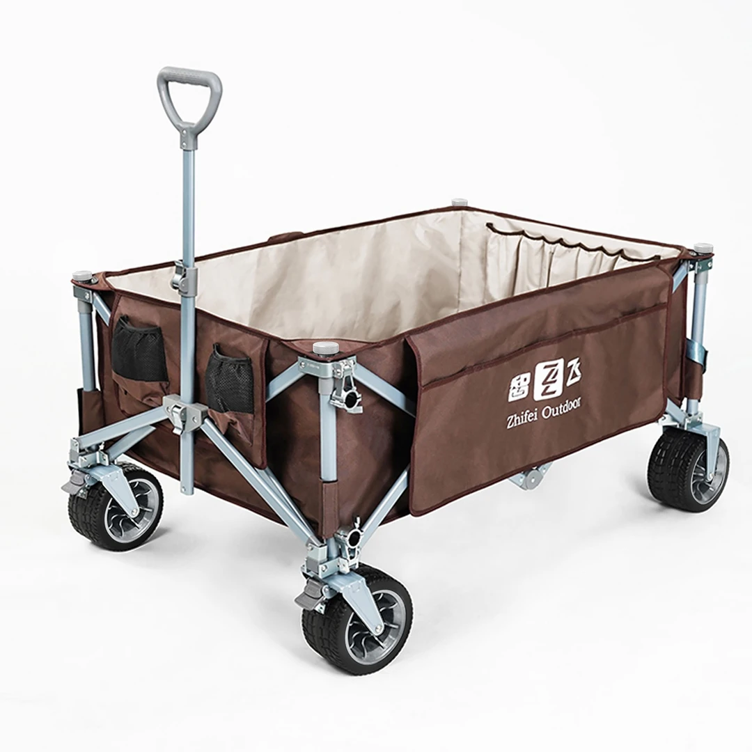 【商城专享】智飞全铝战车2代铝合金拉车垂钓用车折叠