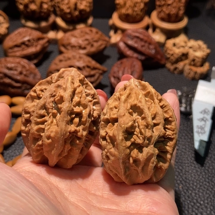 吊坠文玩核桃聚核财婉楸46