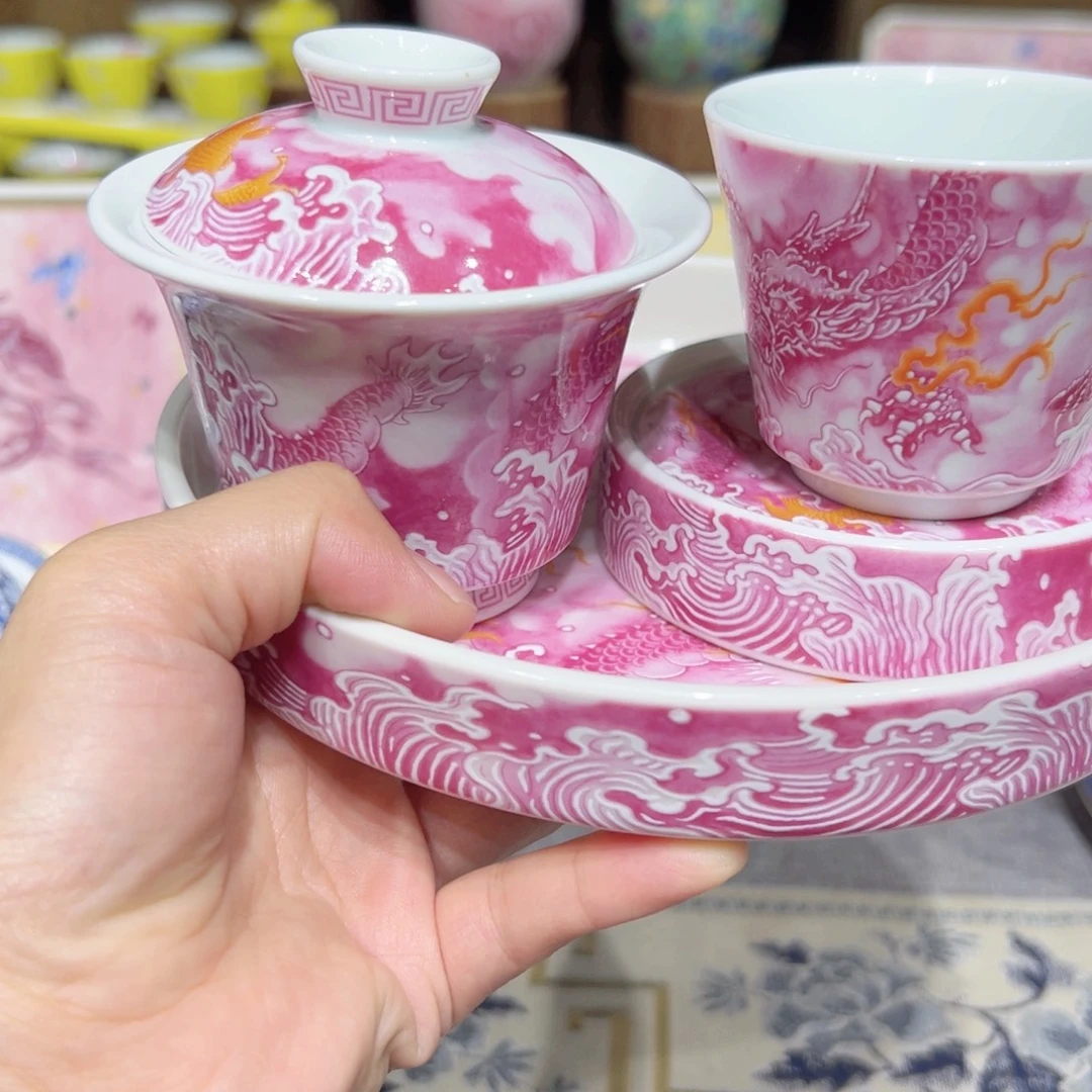 景德镇瓷器茶具直播间