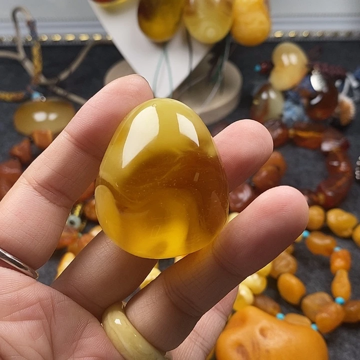 琥珀未镶嵌裸石琥珀蜜蜡