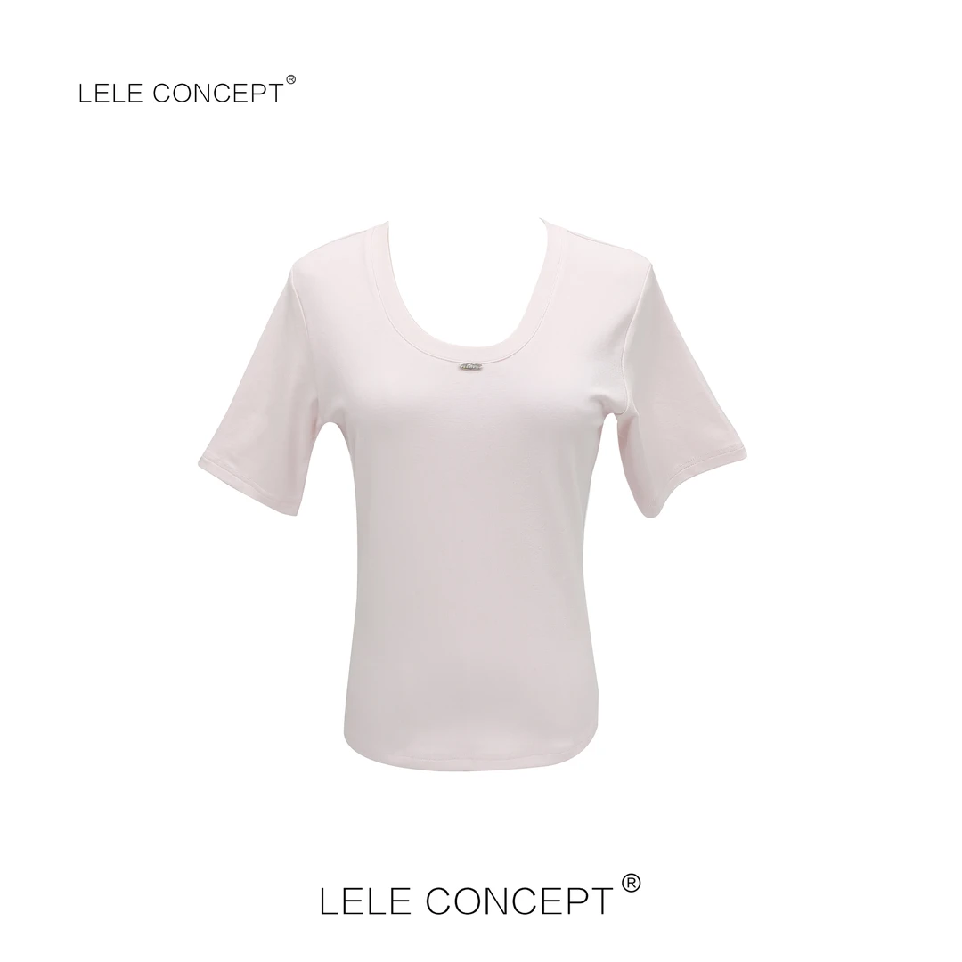 LELE CONCEPT｜都市舒适U领多色半袖S0854