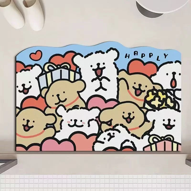 【工厂直发】直播专用链接微瑕硅藻泥地垫防滑吸水隔热耐用不退换