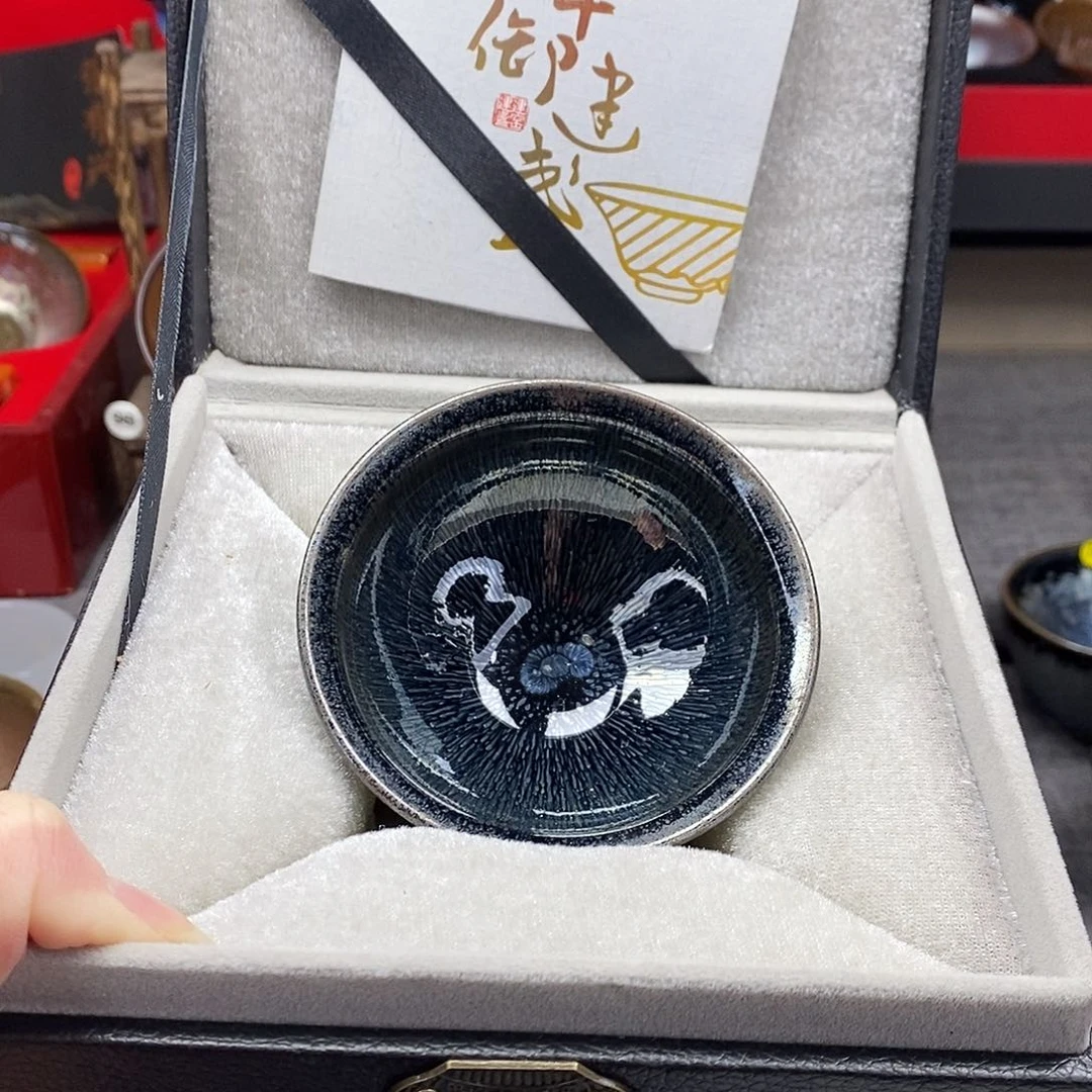 茶盏O***酱黑毫主人杯手工