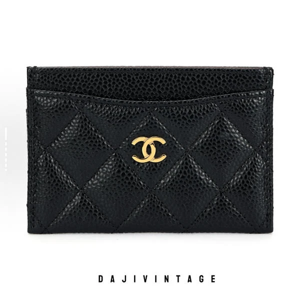 99新 Chanel/香奈儿 大吉中古/Chanel黑金mini卡包