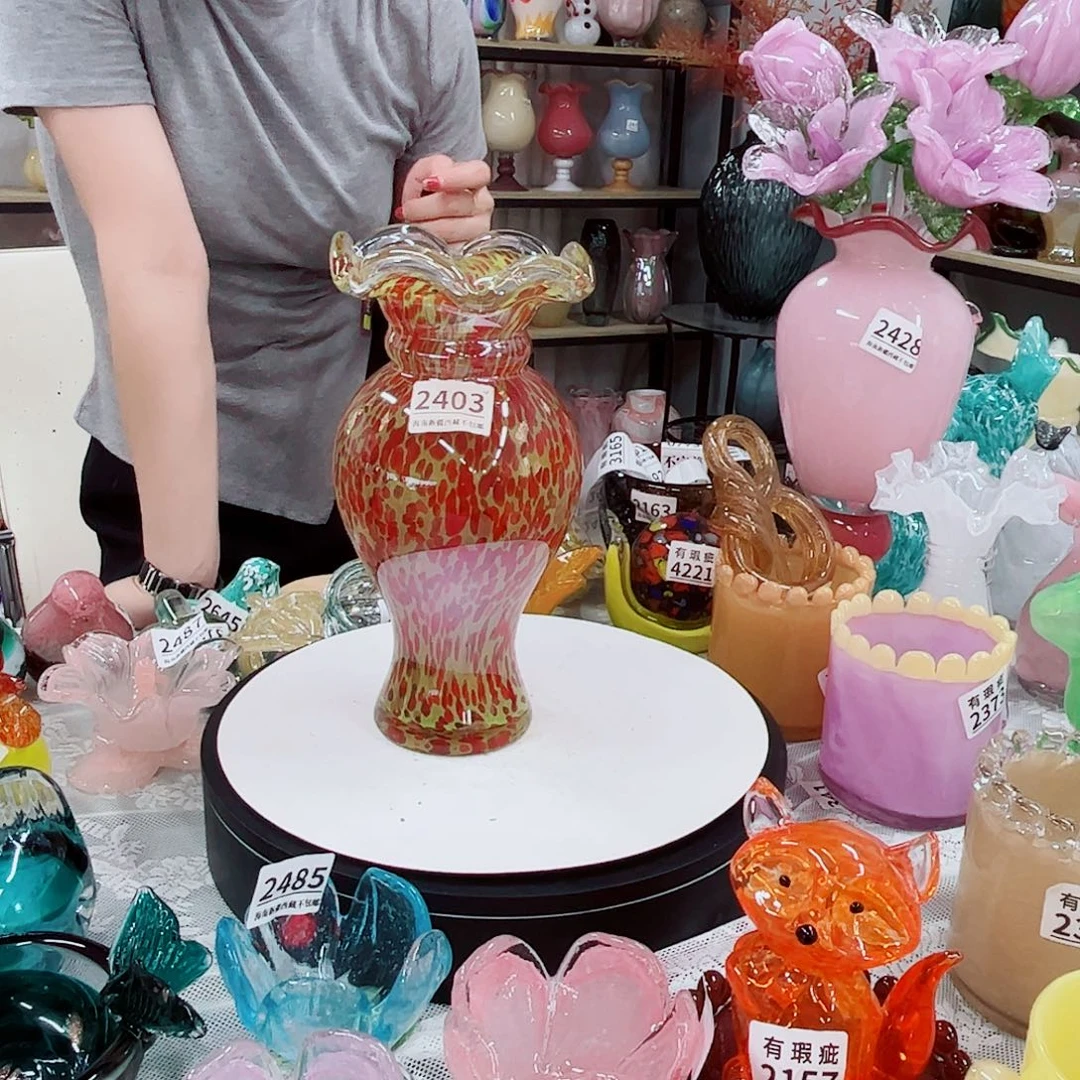 2403 家悦琉璃花瓶摆件