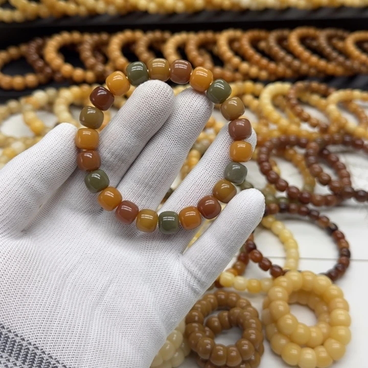 菩提根/象牙果手串10*11鬼工5年