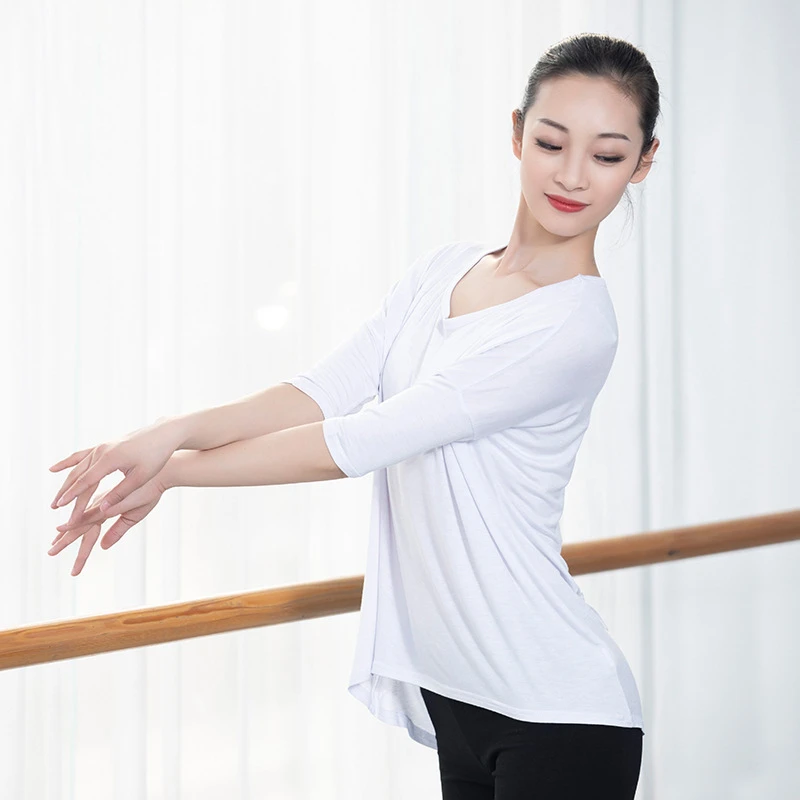 1507 舞蹈练功服宽松拉丁舞服成人古典舞瑜伽形体男女考级演出服