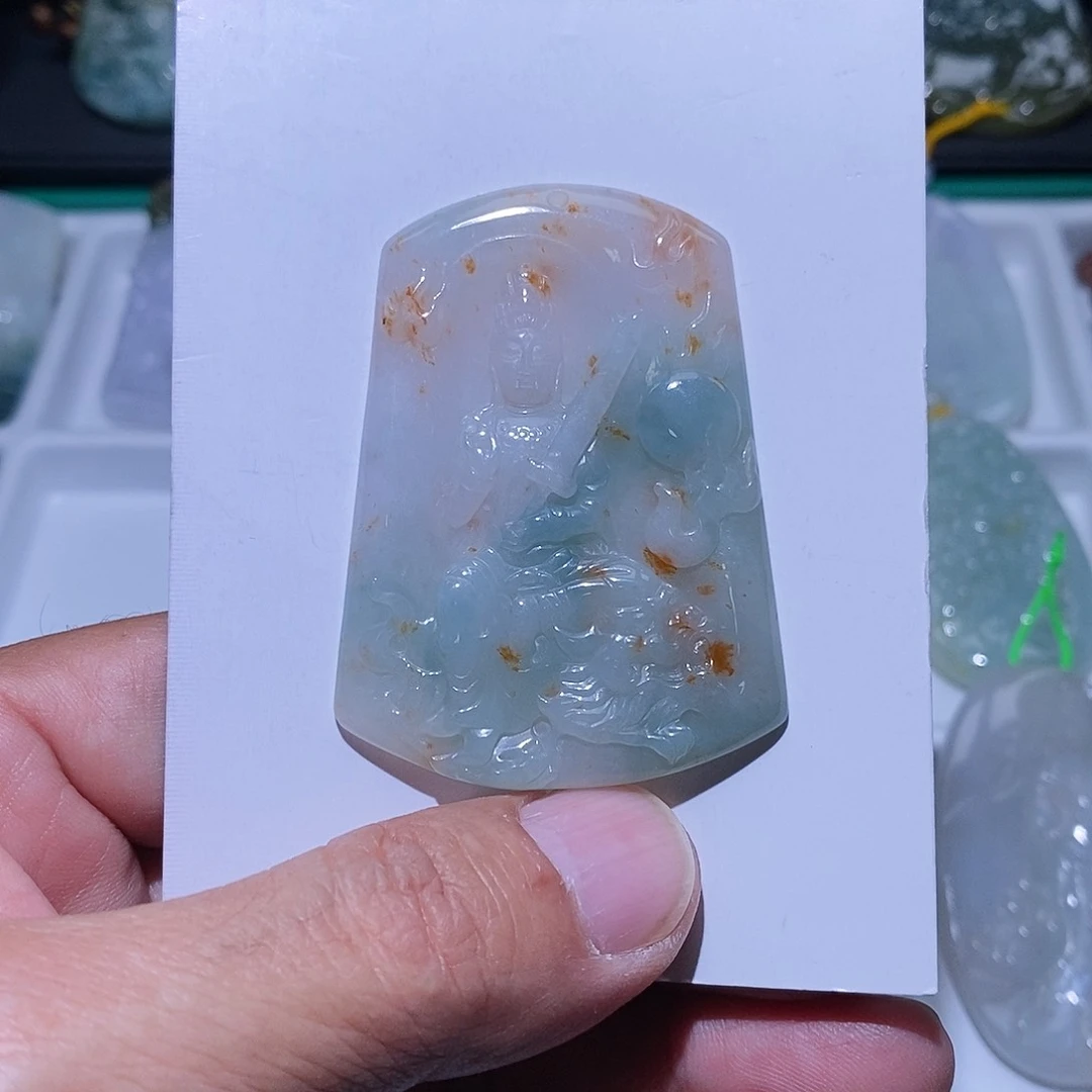 颈饰未镶嵌翡翠挂件