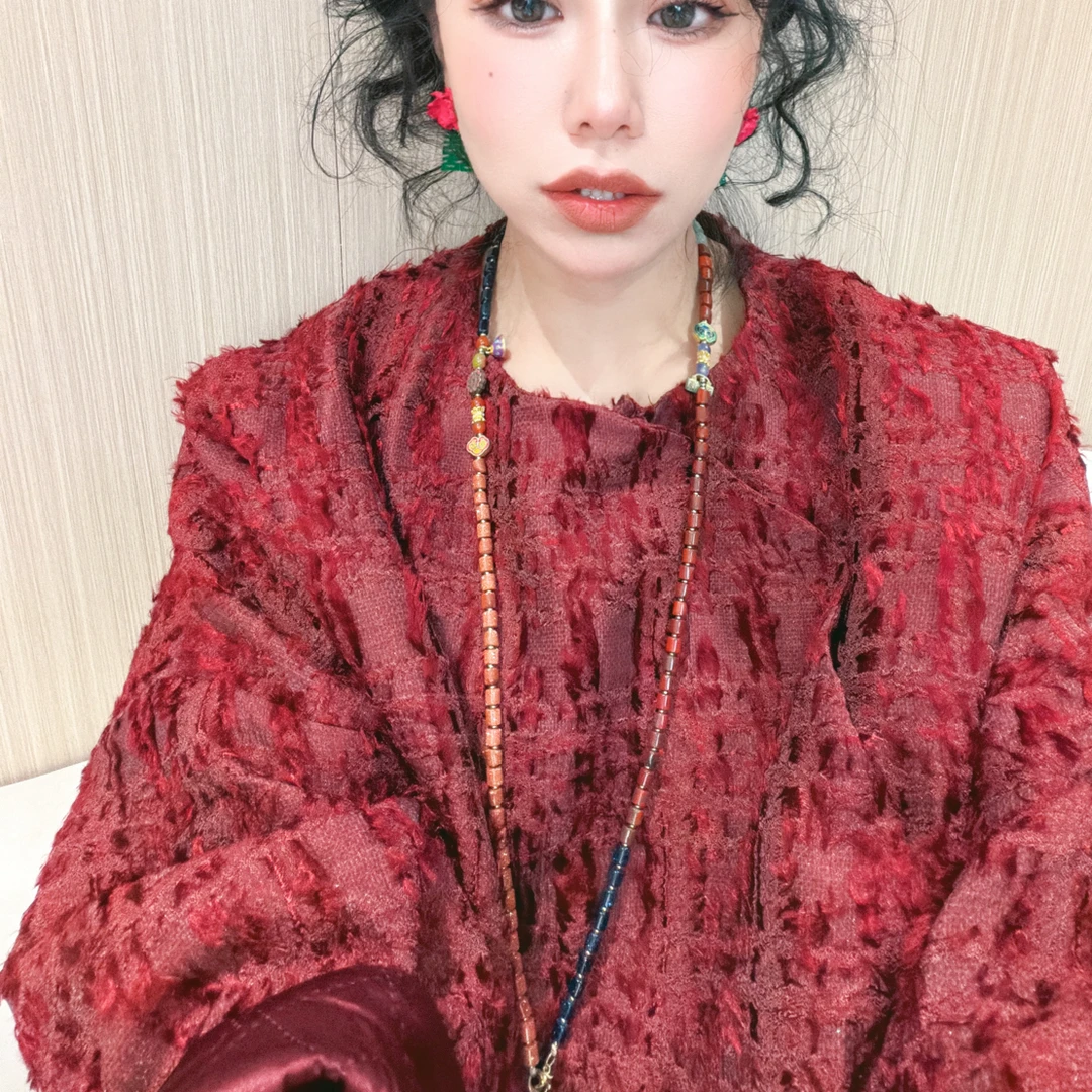 68182#《手工太太服》国风新中式日常手编外套棉外衣时尚