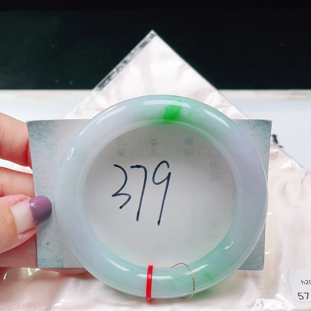 翡翠未镶嵌手镯（圆镯）缅甸翡翠57