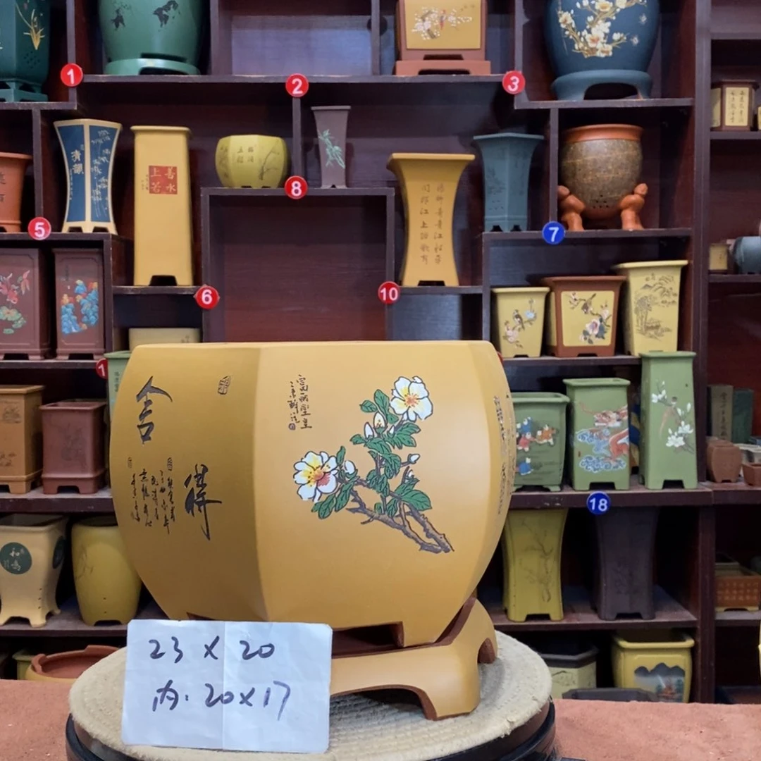 紫砂花盆紫砂艺术