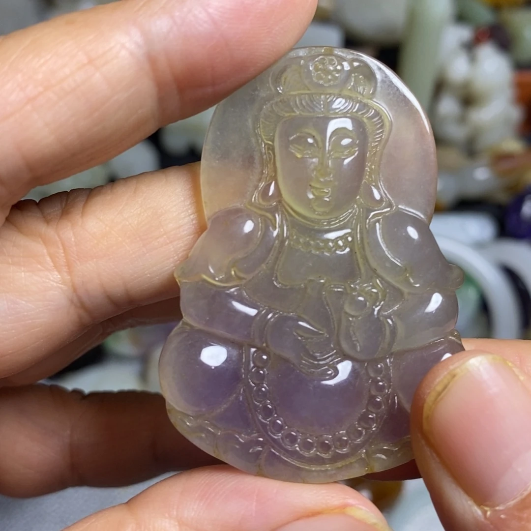 颈饰未镶嵌和田玉（糖玉）