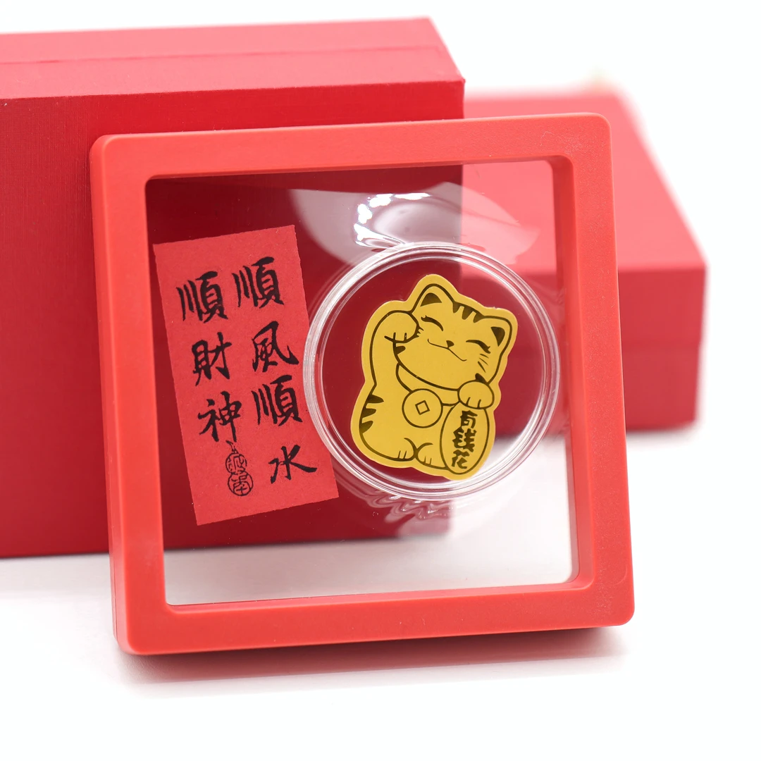 有钱花招财猫金贴