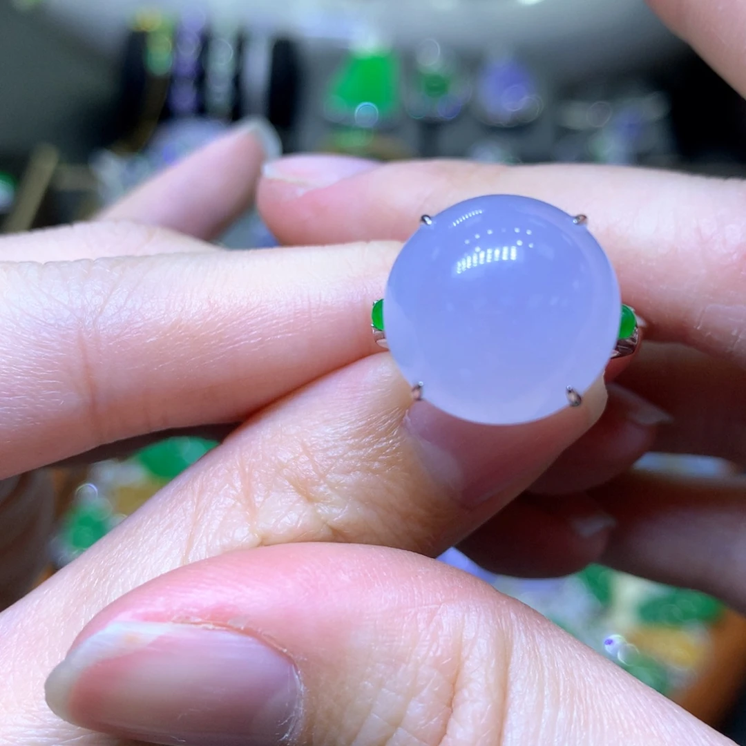 【闪购商品】翡翠颈饰18K金镶嵌翡翠吊坠项链