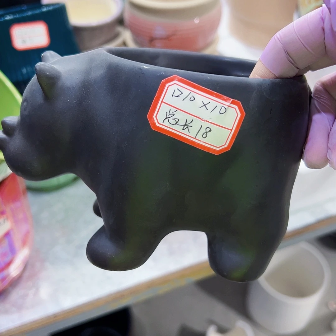 外贸尾单陶瓷花盆凑单10米包邮