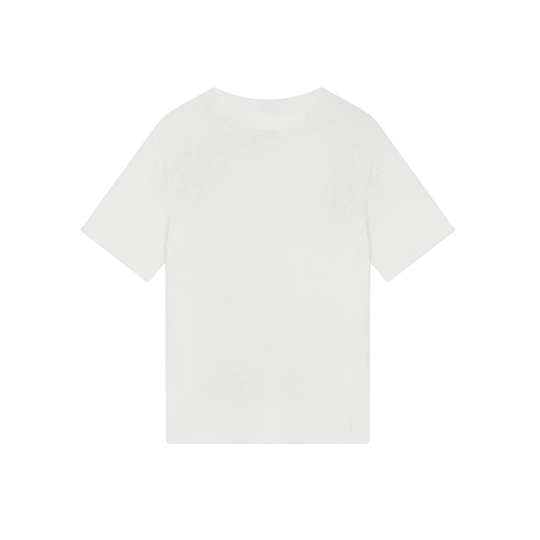 法式设计感短袖T恤女夏季2025新款垂感圆领套头上衣895251T510