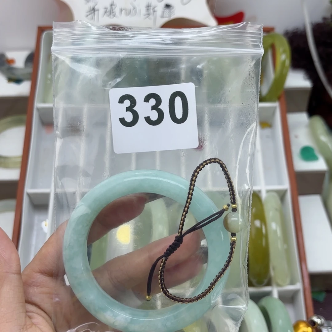 蛇纹石玉未镶嵌手镯啊***对