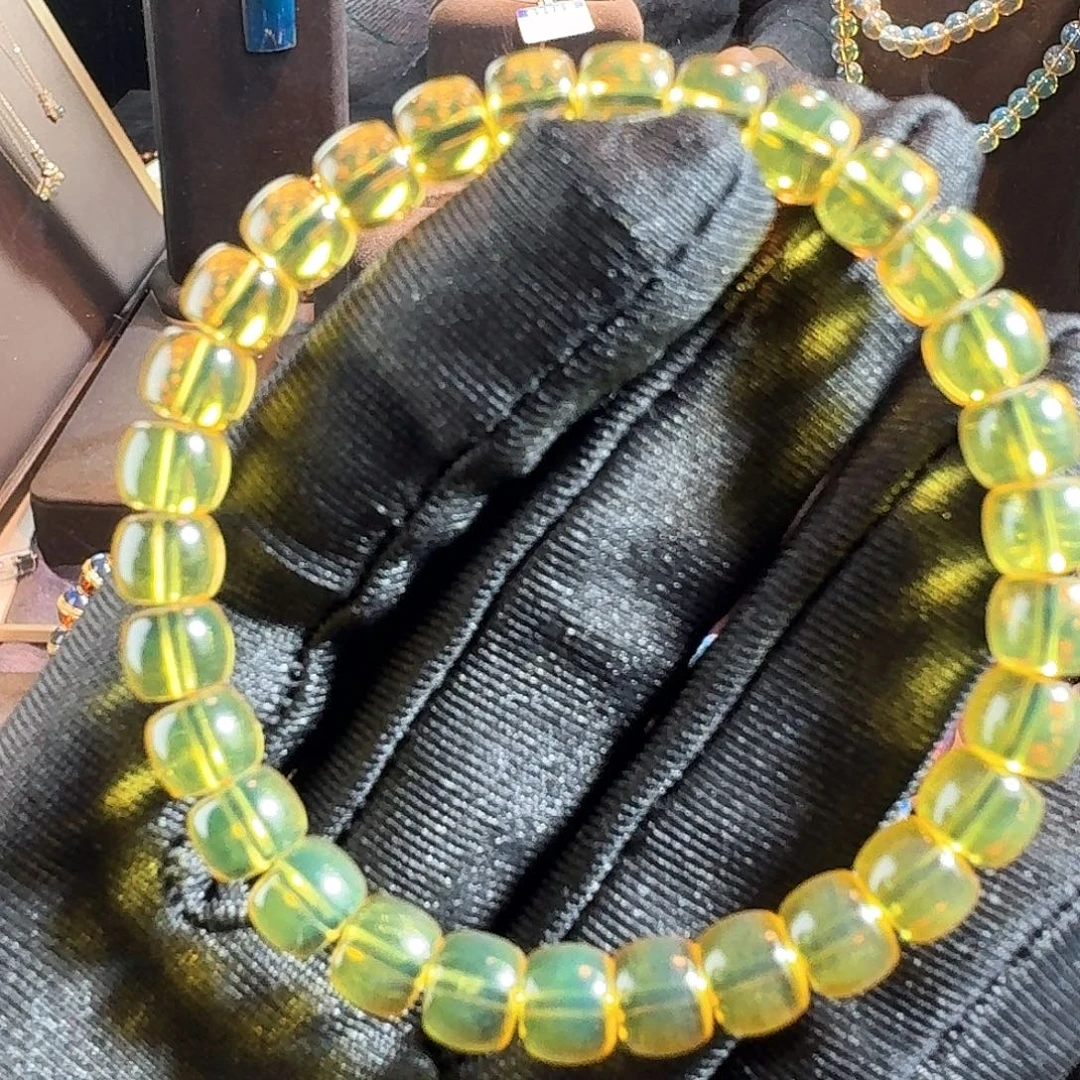 琥珀未镶嵌手链墨西哥