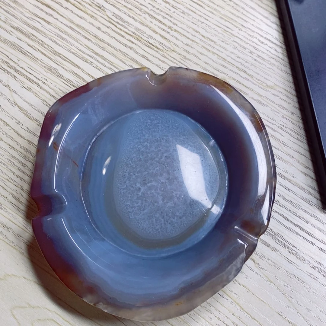 未镶嵌烟灰缸玛瑙/玉髓