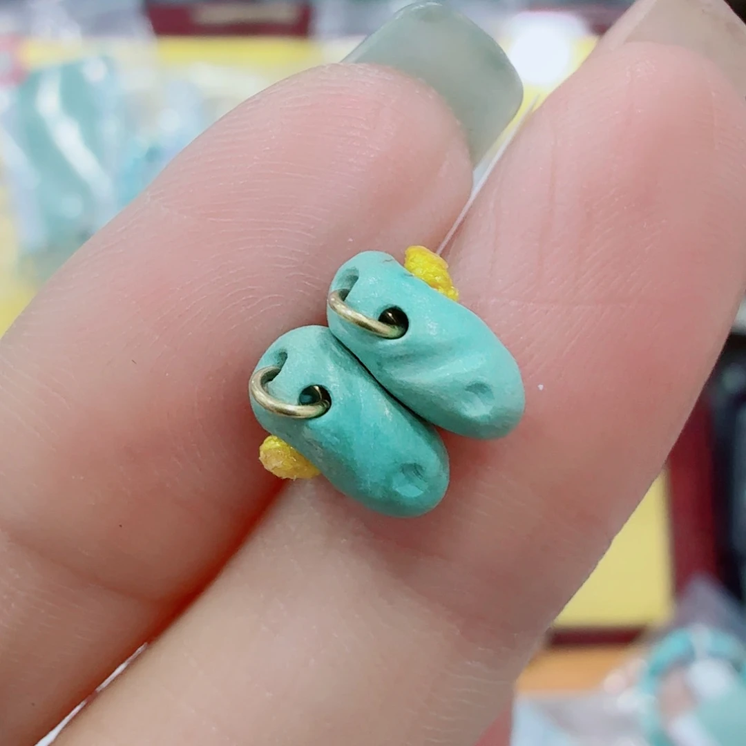 未镶嵌绿松石珠宝奇石