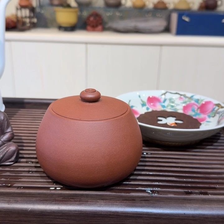 紫砂茶壶醒茶罐原矿紫泥