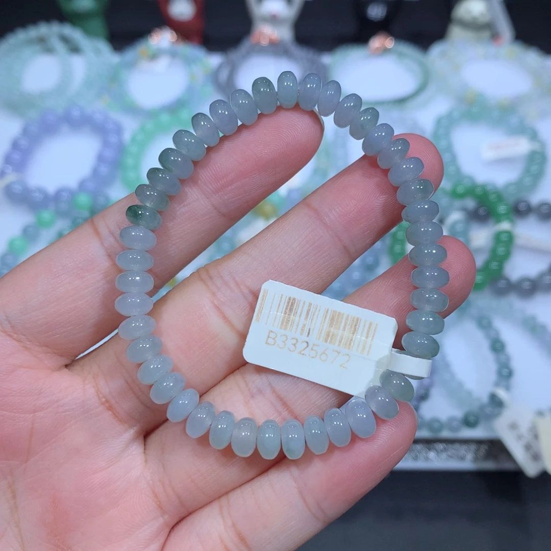 翡翠未镶嵌手串天然