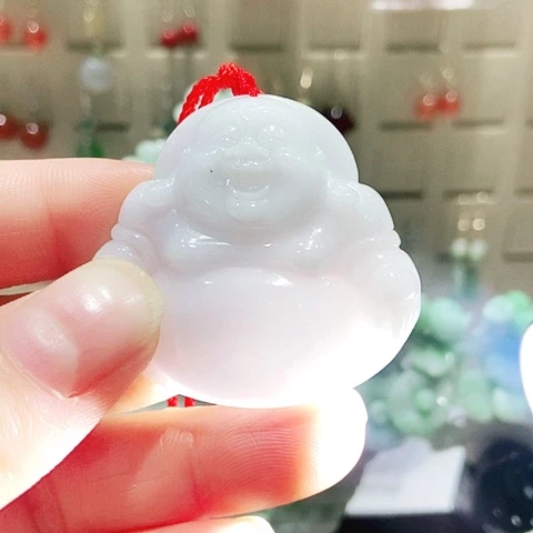 颈饰未镶嵌翡翠天然缅甸A货翡翠