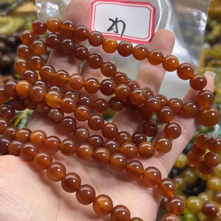 未镶嵌蛇纹石玉手链