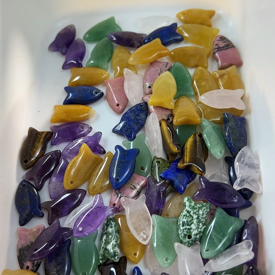 玛瑙/玉髓合金珠宝半成品吊坠任选四颗