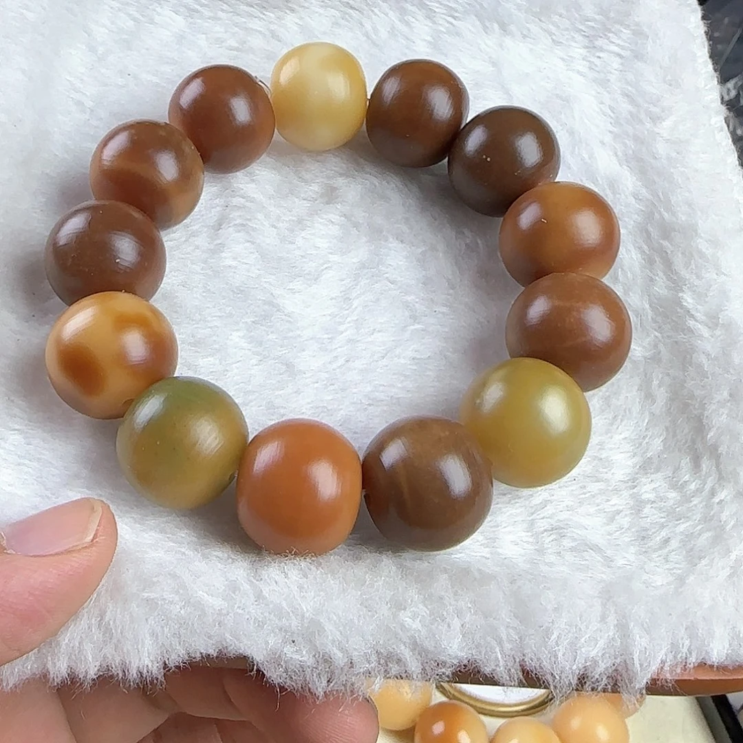 菩提根/象牙果吊坠不****豚瑕疵卡18苹果手串一条