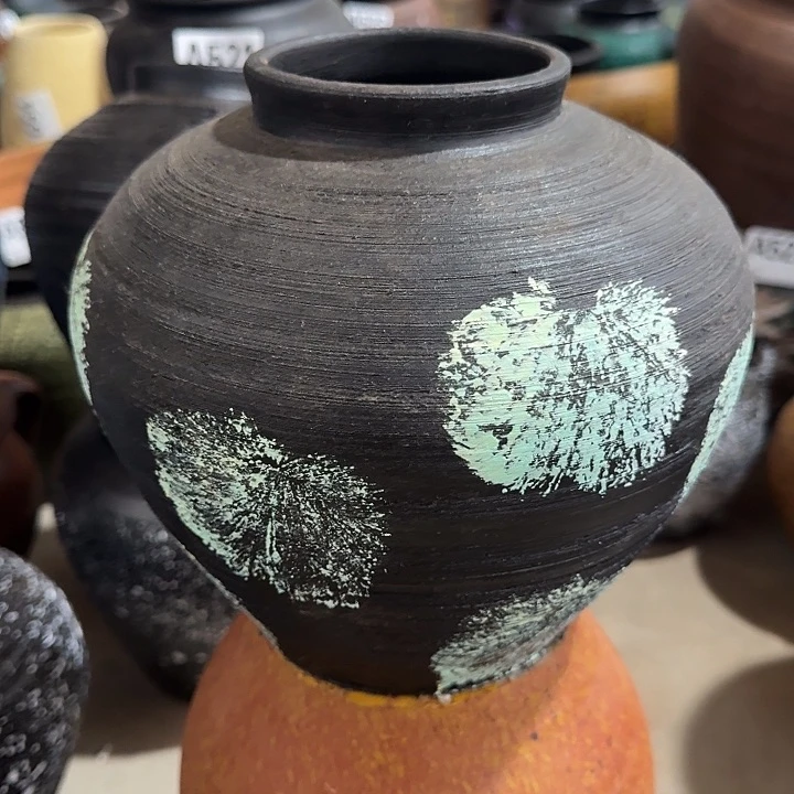 粗陶高度20口径8带孔