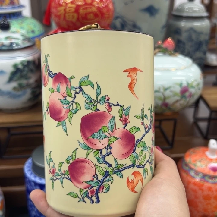 瓷片茶叶罐茶叶罐