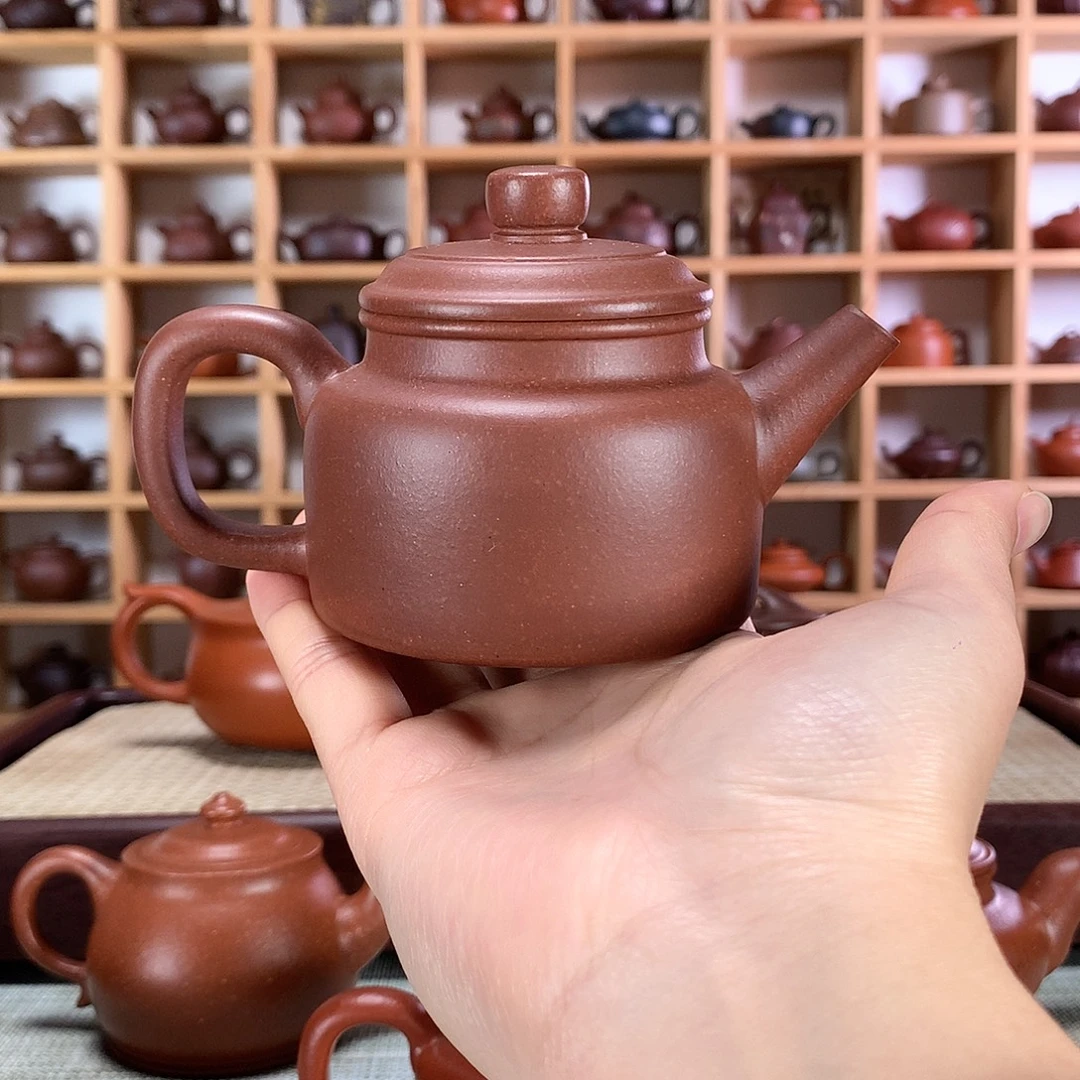 紫砂德钟原矿紫砂手工制作1