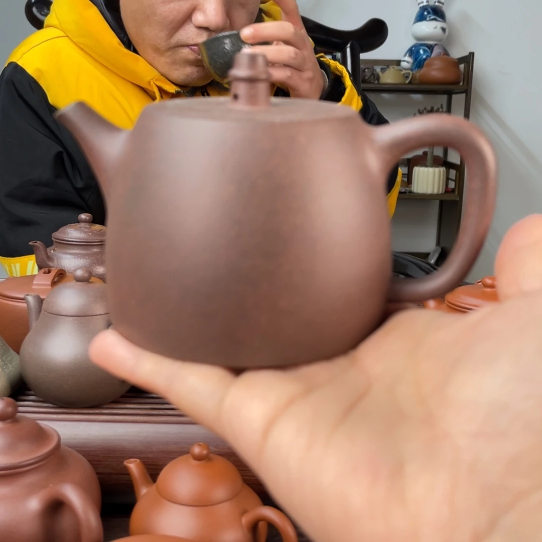 菩***树底槽青茶壶四号井底槽清汉铎全手240cc