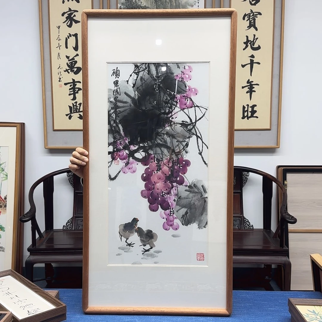 国画张宝立硕果图100*50