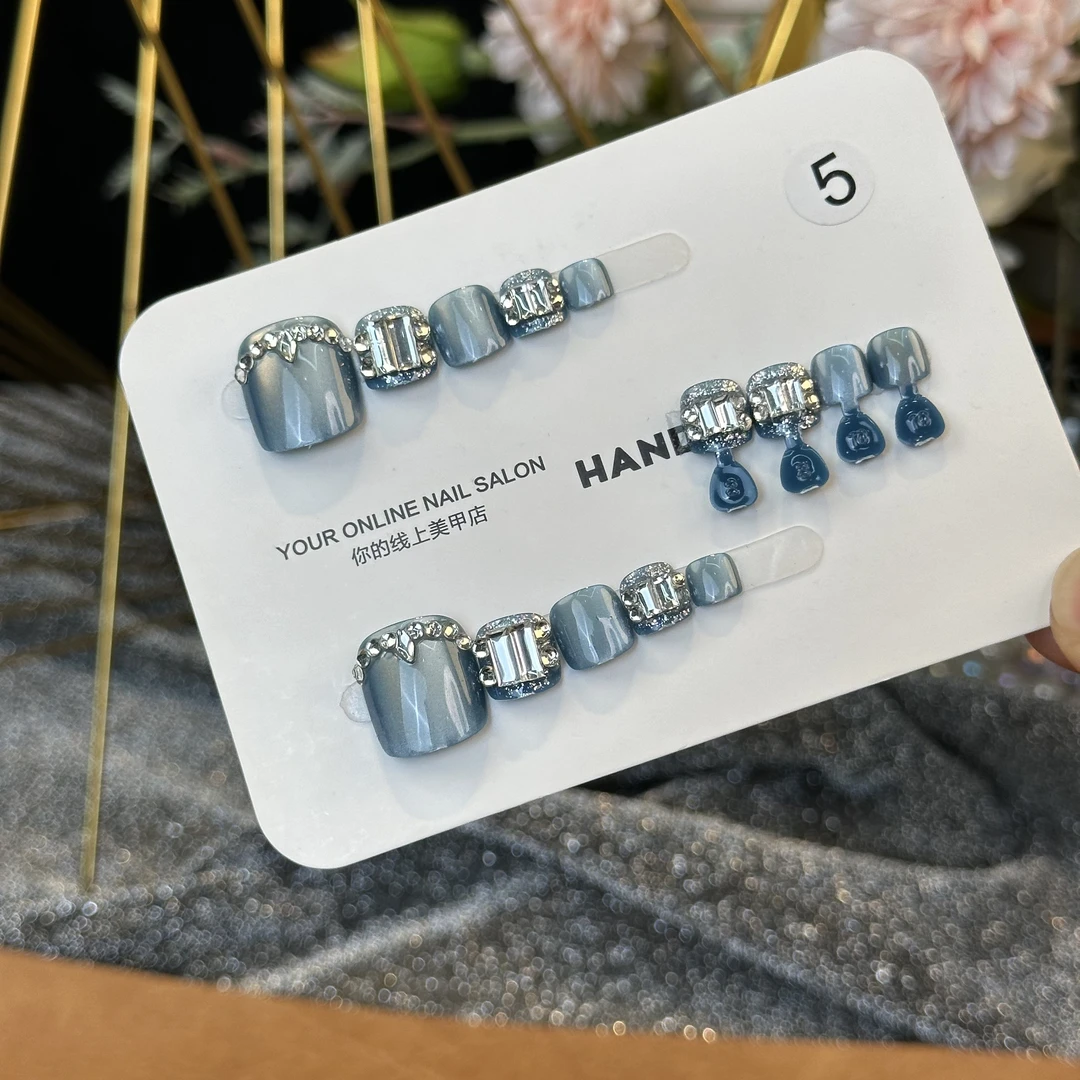 【穿戴脚趾甲】5脚指甲贴片2025新款夏天穿戴式脚趾甲