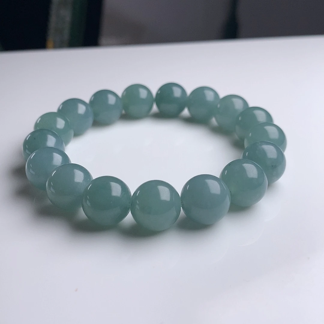 未镶嵌手串翡翠12mm！