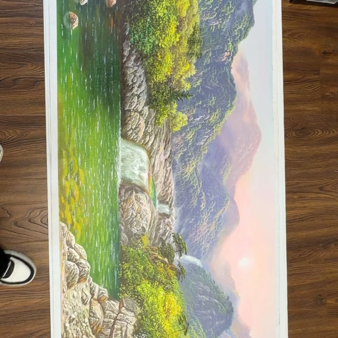 油画抑*泪我也想你啊我也