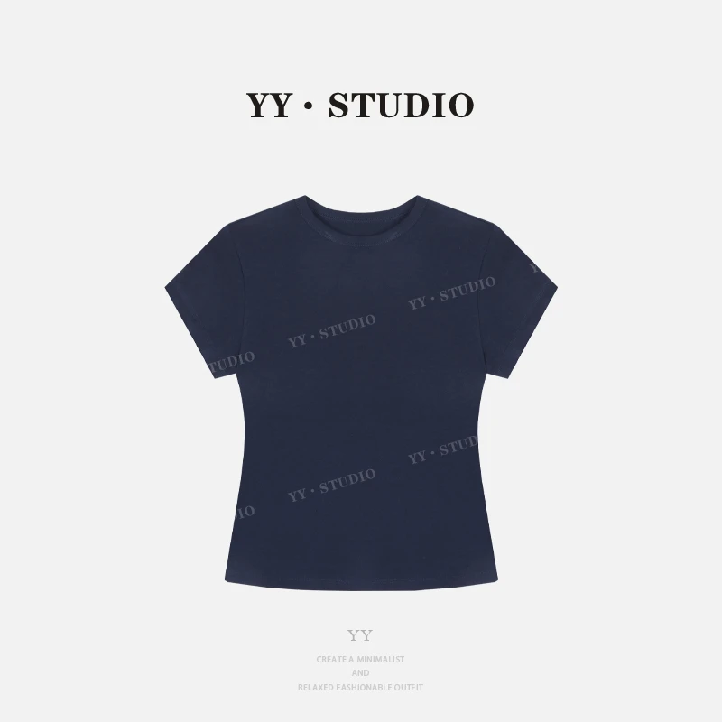 【YANYAN】夏季百搭纯色净版短袖T恤YY-3214