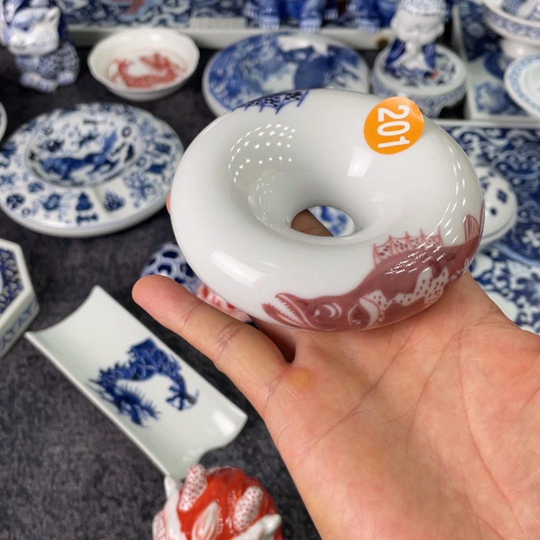 林***海景德镇陶瓷手工手绘