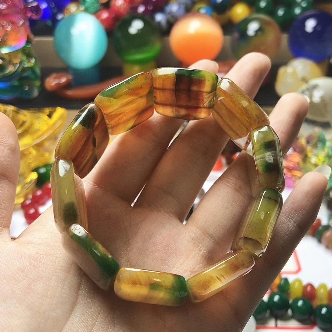 玛瑙/玉髓手链未镶嵌津*