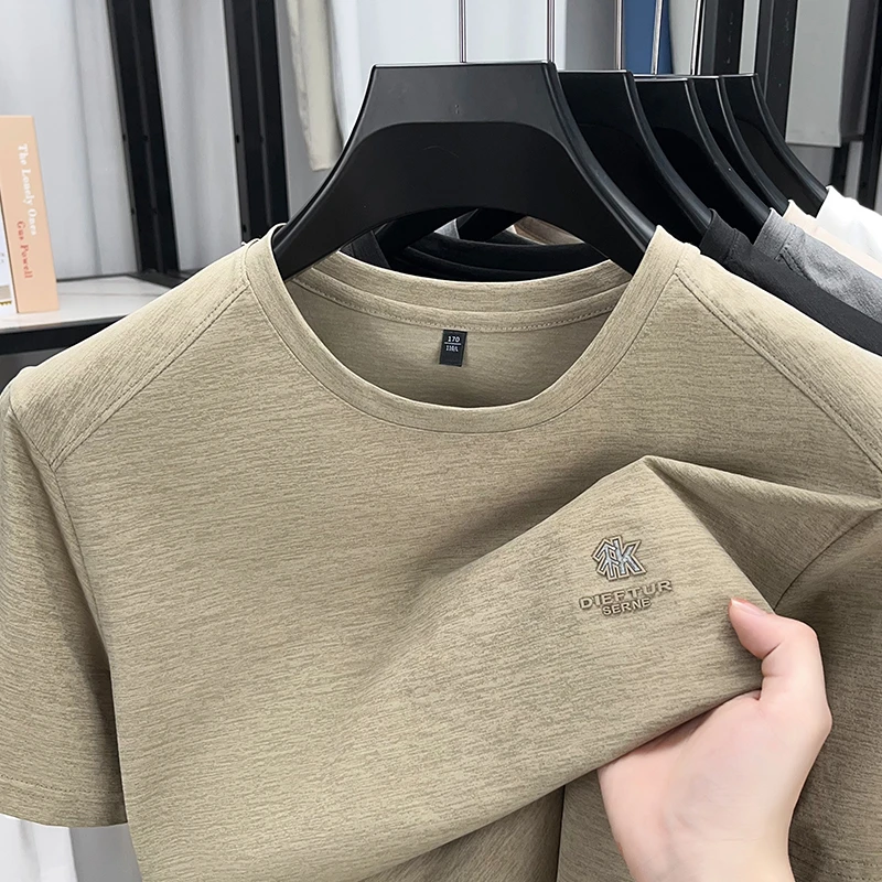 【夏季新款】男士亲肤舒爽短袖T恤，柔软细腻，舒适不闷汗百搭时尚潮