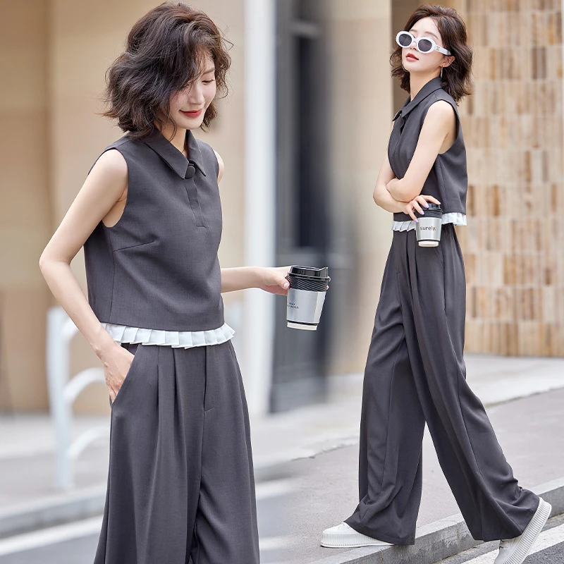 2025年夏季新款慵懒风休闲显瘦高级感半身裙气质两件套安妮不火夏