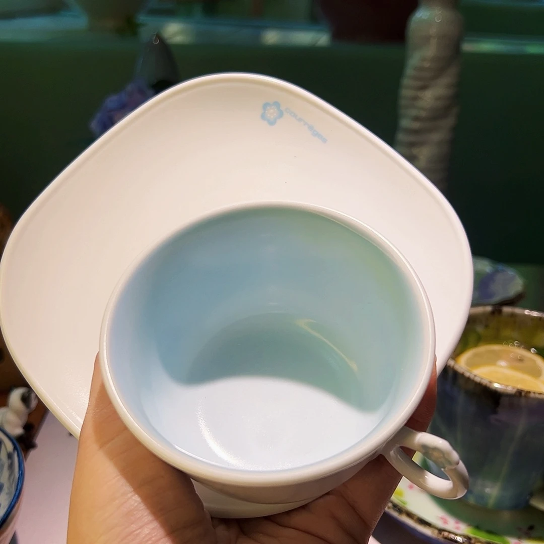 ?*贰咖啡杯和茶杯是很配噢