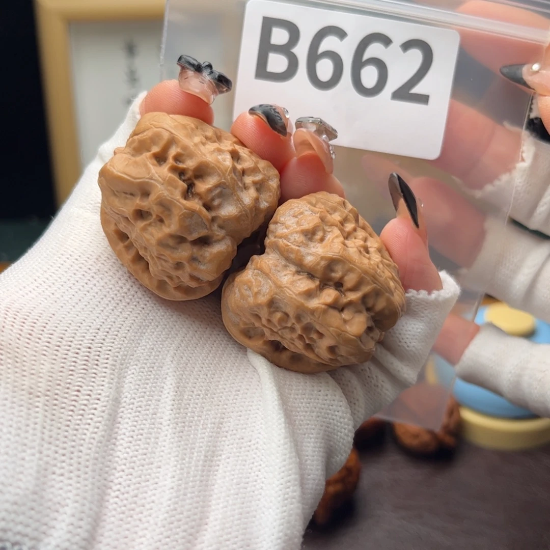 把件文玩核桃37蛤蟆头b662