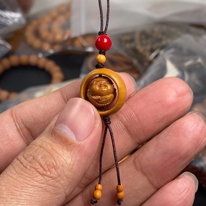 猴头核桃吊坠今天