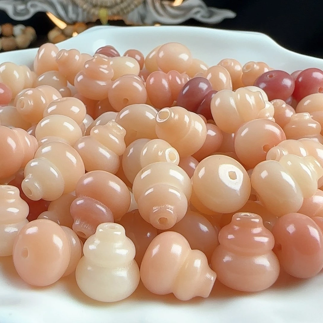 菩提根/象牙果手串卡12粉色葫芦20颗卡牌➕2颗