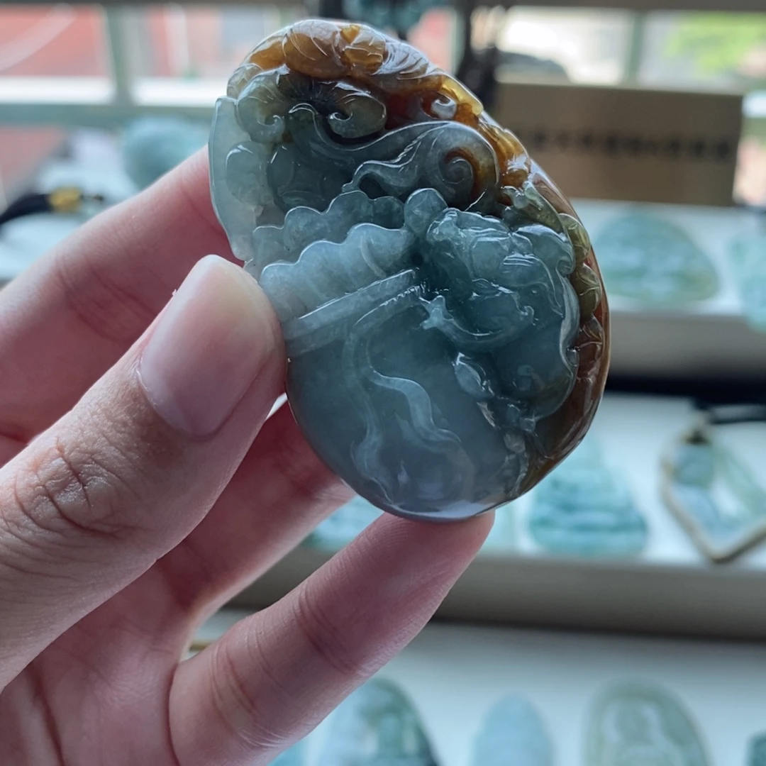 【闪购商品】颈饰未镶嵌翡翠天然缅甸A货翡翠